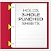 Oxford Two-Pocket Folders w/Fasteners, Red, Letter Size, 25 per Box (57711)
