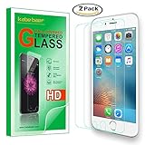 Kabe Baer High Definition Clear iPhone 7 Screen Protector Glass, 9H 0.33mm Premium Tempered Glass Screen Protector iPhone 7 (4.7 inch) for Apple 7 Glass - (2 Pack)
