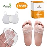 Metatarsal Pads Kit Men and Women - 14 pcs - 5 Pairs of Varying Pad Styles Ball of Foot Pain, Plantar Fasciitis, Mortons Neuroma and Other Foot Pain Problems - Foot Cushions, Shoe Inserts by Amarcado