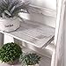RHF 45″ Foldable Ladder Shelf,Plant Stand,Indoor Flower Pot Stand,Folding A Framde Display Shelf,Free Standing, Patio Rustic Wood Stand with Shelves,4 Tier Stand Outdoor Pot Rack, Whitethumb 2