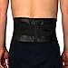 Wellbeing Self-heating Magnetic Therapy Support Brace Adjustable Back Waist Belt Lumbar Lower Massage Pain Relief Heated Support Pads Black (M)