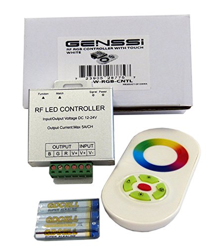Genssi Touch RF Radio Wireless RGB LED Strip Light Controller 180W - Thumbnail 4