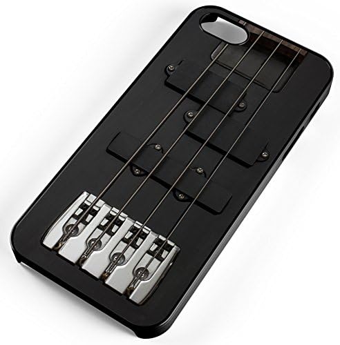 iPhone Case Fits iPhone SE 5s 5 Guitar Bass Instrument Black Electrically Music Black Plastic