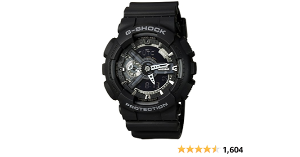 Casio Wristwatch (Model: GA110-1B), Black : Casio: Amazon.com.au: Clothing,  Shoes \u0026 Accessories