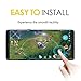FOOING z012 92716 Screen Protector Tempered Glass Full Coverage 3D Curved Crystal Case Friendly Bubble-Free Anti-Scratch for Samsung Galaxy Note 8 - Black (2017)