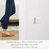 Ring Chime White - Smart Doorbell Chime, Wi-Fi Connected, Custom Tones view 2