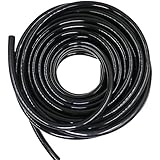 KORAM 1/2” Drip Irrigation Tubing Blank Distribution Hose PVC 13mm/0.51” Inner Diameter with Plant Garden Labels, 100ft Roll