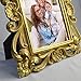Giftgarden 5 x 7 Inch Vintage Picture Frame Gold for Photo 5x7