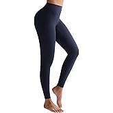 RUNNING GIRL No Front Seam Leggings for Women 25" Inseam, High Waisted Seamless Buttery Soft Yoga Pants