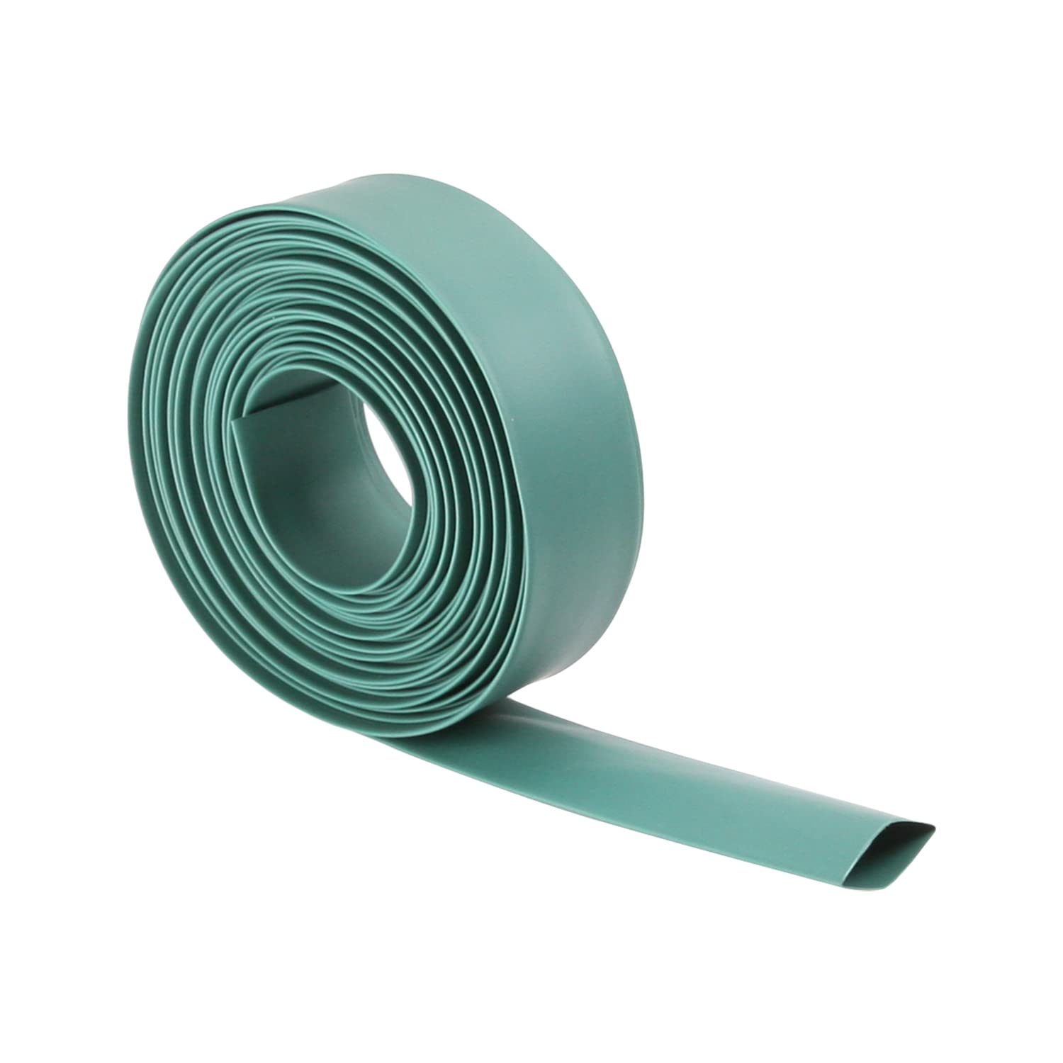Othmro 1pc Heat Shrink Tubing, 16mm ID Shrink Tube Electric Insulation Tube, 2:1 Ratio Heat Shrink Sleeving Cable Protector—Green (Length: 5m)