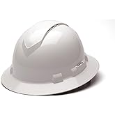 Pyramex Ridgeline Full Brim Vented Hard Hat 4 Point Ratchet Suspension
