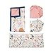 Lolli Living 4-Piece Baby Bedding Crib Set with Stella Pattern. Complete Set with Quilt, 2 Fitted Sheets, and Bed Skirt.