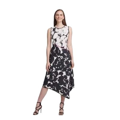 navy blue dress for baby girl DKNY Women's Asymmetric Hem Dress main image 1