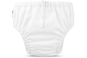 Charlie Banana Reusable Swim Diaper | Washable Cloth Swim Diaper | Size M (16-28lbs) for Baby & Toddler | Adjustable Drawstri
