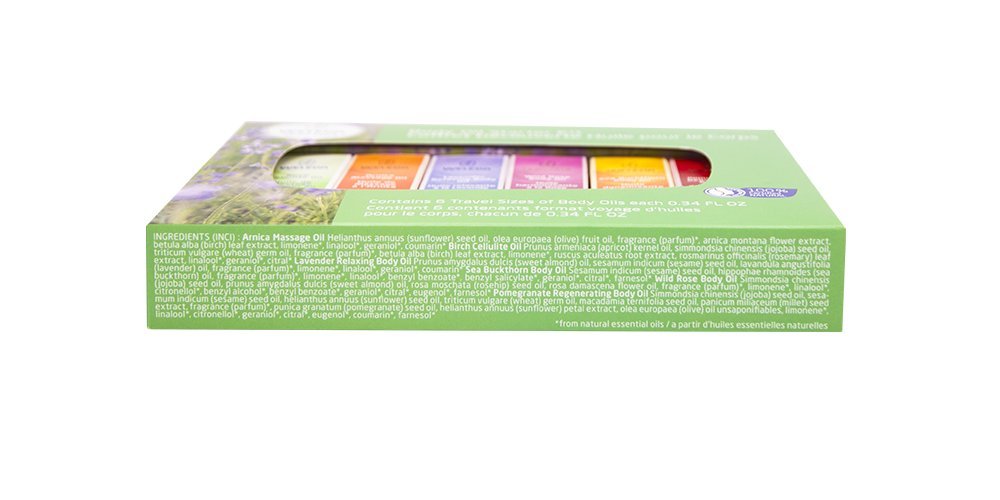 Weleda Body Oil Essentials, Kit, 0.34 Fl Oz (Pack of 6), Variety Pack : Massage Oils : Beauty