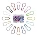 BBTO 320 Pieces Safety Bulb Pin Metal Gourd Pins Calabash Pins with Storage Box for Arts Crafts Making DIY, 16 Colors