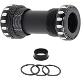 COONIUM BSA Threaded 68-73 mm Ceramic Bearing BB Bottom Bracket for 24mm (Compatible with Shimano) or 22/24mm (SRAM GXP) Crank Spindle