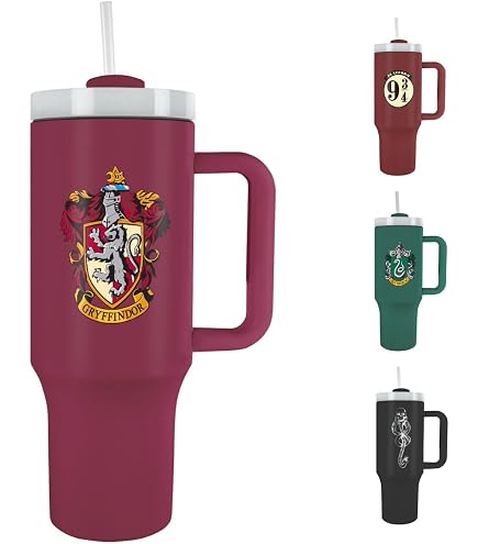 Amazon.com | Harry Potter Hogwarts Magicial Mischief Crest Stainless Steel  Tumbler 20 oz Coffee Travel Mug/Cup, Vacuum Insulated & Double Wall with  Leakproof Sliding Lid: Tumblers & Water Glasses