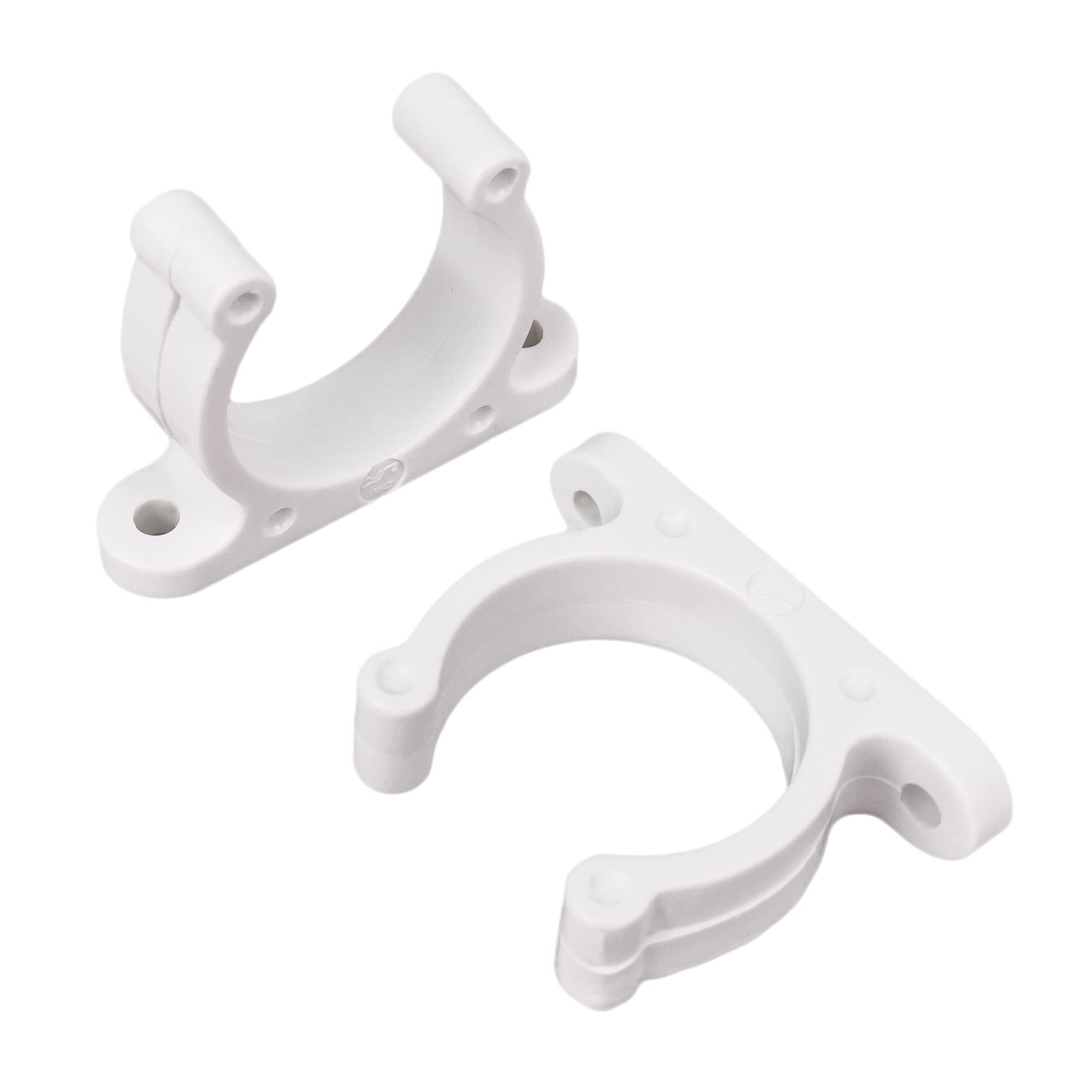 GATE14® Supports for Oars and Paddles, White Plastic Clips Ø max 20 mm 2 Pcs