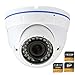 GW Security 5MP H.265 HD 1920P 2.8-12mm Varifocal Zoom Weatherproof Dome PoE Security IP Camera