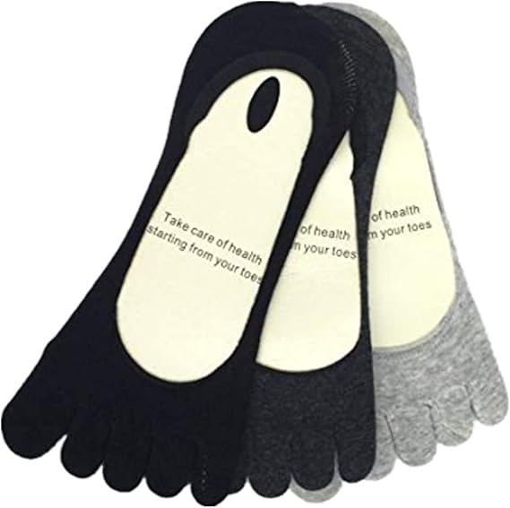 Amazon 3足セット 5本指ソックス メンズ 滑り止め付きフットカバー 淺口 抗菌防臭 吸汗速乾 るぶし履き カジュアル スニーカー く靴下 紳士 夏用 フットカバー スニーカーソックス 通販