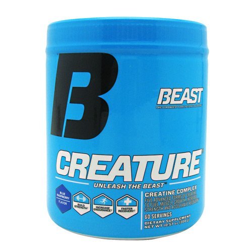 Beast Sports Nutrition Creature - Blue Raspberry - 60 Servings
