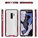 Ghostek Cloak Transparent Military Grade Case Compatible with Galaxy S9 Plus (Red)