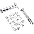 HEEPDD Clay Extruder Gun, Zinc Alloy Clay Extruder Sugar Paste Extruder Sugarcraft Tool Craft Sculpture Sculpting Set