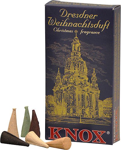 Knox Dresdner German Incense Cones Made in Germany for Christmas Smokers