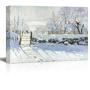 Famous Painting of The Magpieby Claude Monet