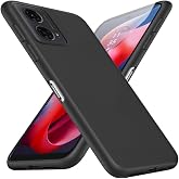 Jilivock Case for Motorola Moto G85 5G Phone Case TPU Soft Silicone Cover, Shockproof Silicone Phone Case with Microfiber Lining（Black）