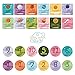 BabyOrbit Baby Monthly Milestone Blanket - 43x47 inches | 12x Card + 12x Sticker