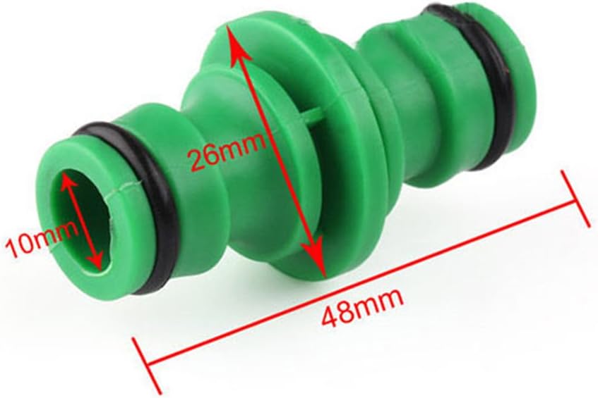 Kungfu Mall 4PCS Double Male Hose Connectors & 8PCS End Quick