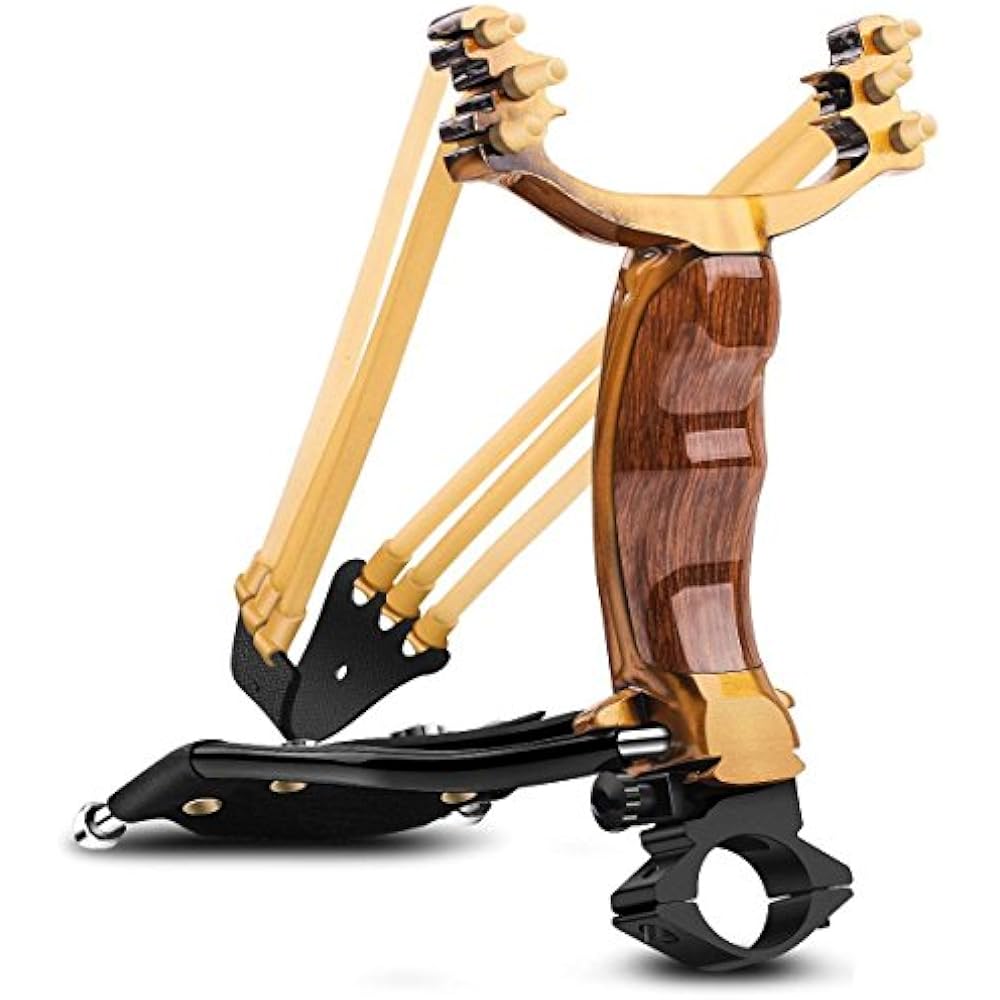 Folding Slingshots Slingshot, Professional Wrist Rocket Set For Outdoor