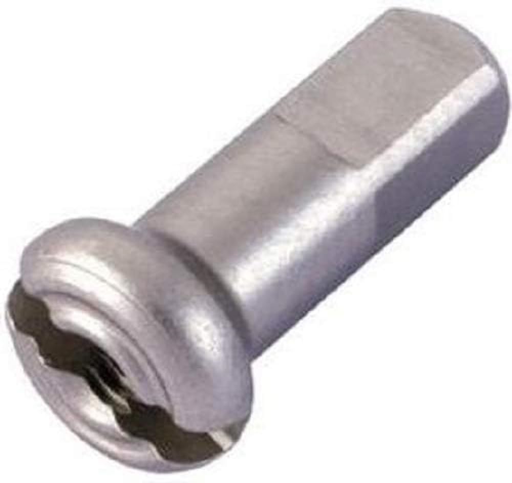 DT Swiss 2 x 12 mm brass nipples silver (box of 100) One Size,55265