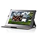 MoKo Slim-Fit Folio Cover Case with Stand for Asus Eee Transformer Pad Infinity TF700 / TF700T 10.1-Inch Android Tablet, Black