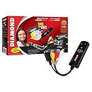 Diamond VC500 USB 2.0 One Touch VHS to DVD Video Capture Device with Easy to use Software, Convert, Edit and Save to Digital Files For Win7, Win8 and Win10