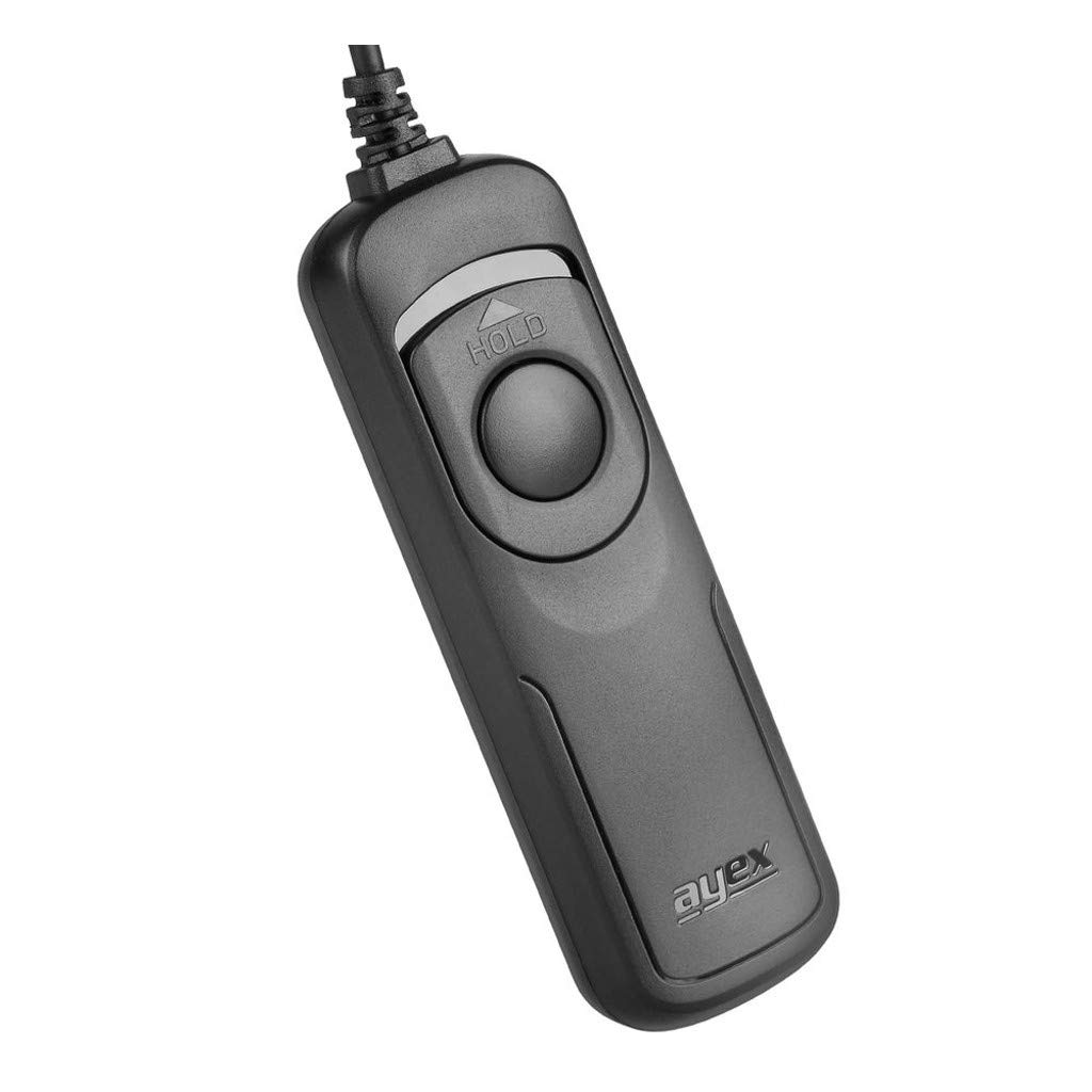 ayex Cable Remote Shutter Release AX-10, Compatible with Nikon (DC2) such as D7500 D7200 D7100 D610 D600 D90 D5600 P7700 - Continuous Shooting and Bulb, easy to handle, works without batteries