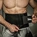 Mava Sports Abs Tightener Belt – Stomach Wrap and Waist Trainer - Muscle Shaper, Max Waist Size 50”, Black