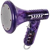 Toysmith Tech Gear Multi Voice Changer – Megaphone Toy with 8 Voice Effects and LED Lights – Fun Outdoor Toy for Kids Ages 5+ – Cool Gag Gifts or Birthday Gift Idea – Colors May Vary, Battery Included