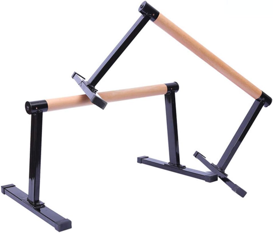 DYJD Wooden Parallel Bars Push-Up Bar Parallel Gymnastics Handstand Push-Ups for Fitness Bodybuilding Muscle Exercise