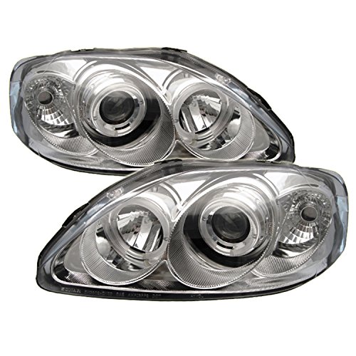 Spyder Auto Honda Civic Chrome Halogen Projector Headlight