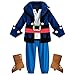 Disney Store Little Boys Jake & the Neverland Pirates Captain Costume Multi 3T