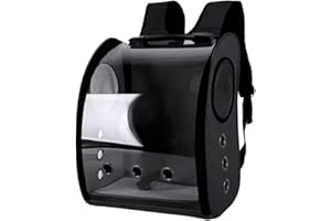 FENTERXY Portable Breathable Bird Carrier, Suitable for Medium and Small Birds, Comfortable and Clear Window Bird Travel Back