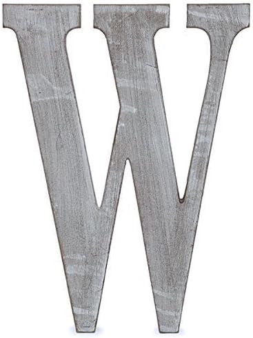 Amazon Com The Lucky Clover Trading W Wood Block 24 L Charcoal Grey Wall Letter Gray