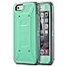 ULAK iPhone 6 Case (4.7 inch), iPhone 6s Case, Knox Armor Full-Body Rugged Dual Layer Hybrid Case (Mint Green)