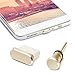 iMangoo Type C Anti Dust Plug Set, Type C Pluggy & 3.5mm Earphone Pluggy Protect USB-C Port Headphone Jack for Samsung Galaxy Note 10 Galaxy A71 5G A21 A20/30 A11 A31 A51 MOTO G Stylus Power Gold