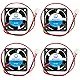 WINSINN 40mm Fan 24V DC Brushless Quiet Cooling 4020 40x20mm for Inverter 3D Printer Extruder Hotend Makerbot MK7 MK8 CPU Chip Arduino - 2Pin 0.1A 2.4W 6500+-10% RPM (Pack of 4Pcs)