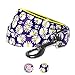 Blueberry Pet 2 Pattern Loving Daisy Prints Dog Leash with Soft & Comfortable Handle, 5 ft x 3/4