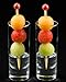 Red Ball Head Skewers, 50 Long Bamboo Picks, 5